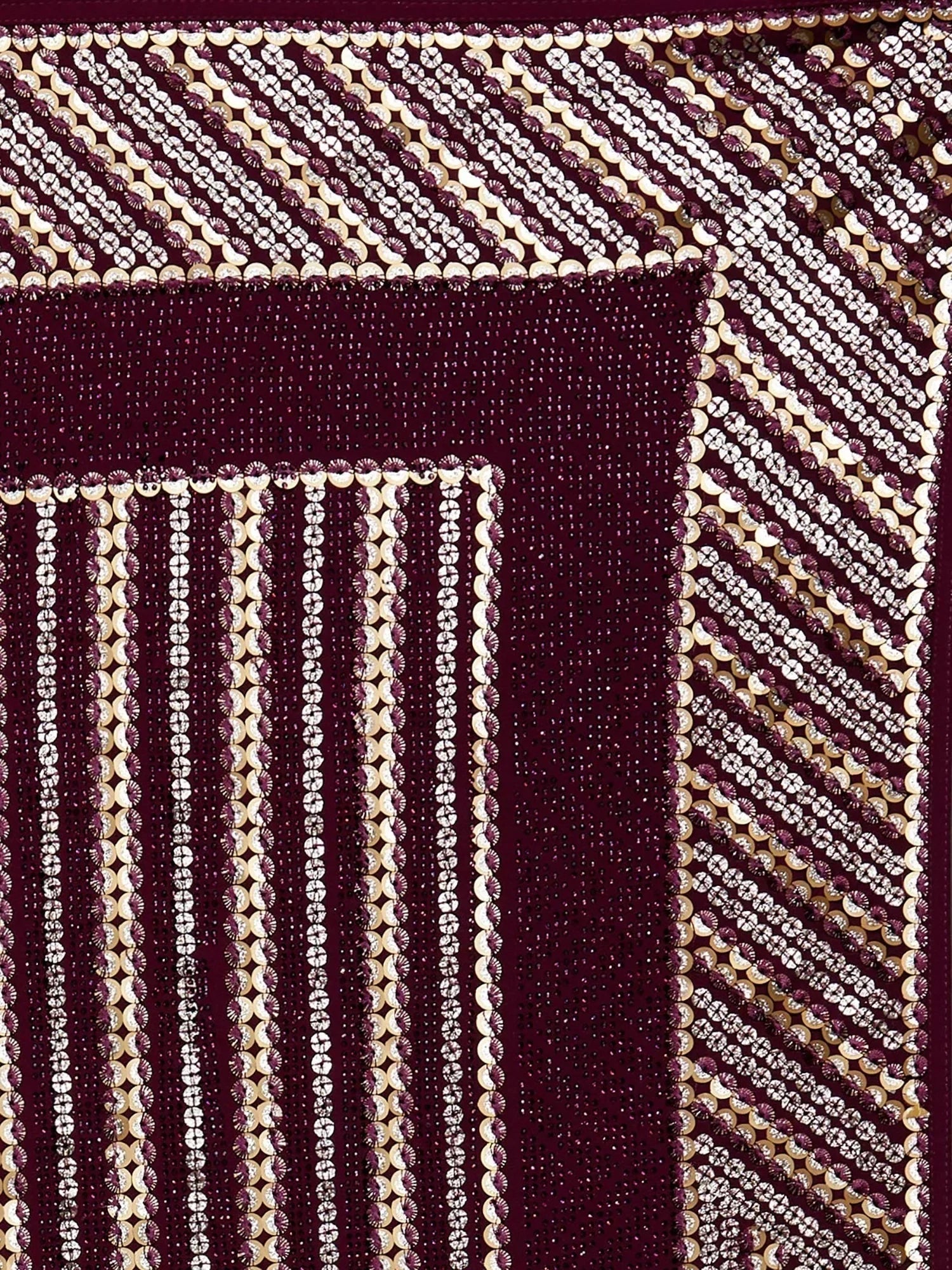 Maroon Adorable Sequins Georgette Party Wear Saree With Blouse